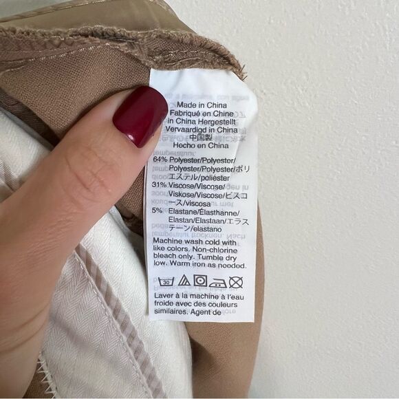 J.Crew Cameron Slim Cropped Pants in Tan NEW Size 6P Career Classic Office - Picture 10 of 11